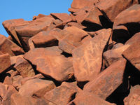 Petroglyphs, Deep Gorge, Dampier